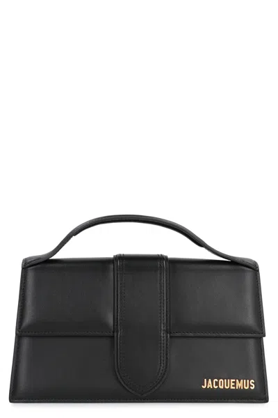 Jacquemus Le Grand Bambino Bag In Black Leather
