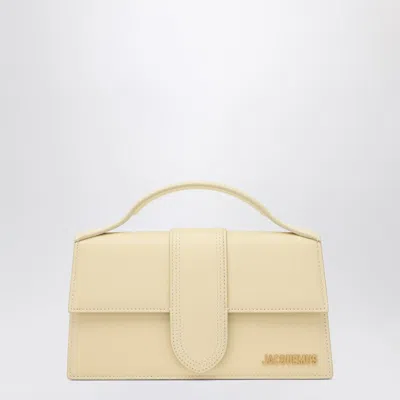 Jacquemus Le Grand Bambino Bag In Ivory Leather Women In White
