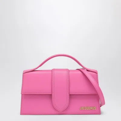 Jacquemus Le Grand Bambino Bag In Neon Pink Leather Women