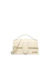 Jacquemus Le Grand Bambino Leather Top-handle Bag In Ivory