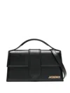Jacquemus Rectangular Top Handle Detachable Strap Shoulder Bag In Black