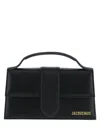 Jacquemus Le Bambino Leather Tote Bag In Black
