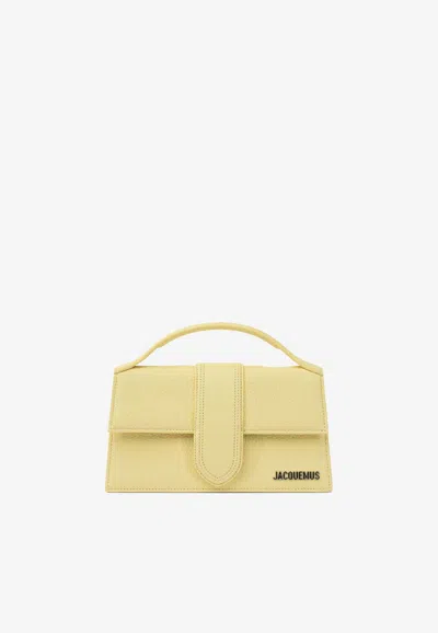 Jacquemus Le Grand Bambino Crossbody Bag In Yellow