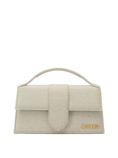 Jacquemus Le Grand Bambino Crossbody Bags Grey In Neutral