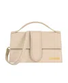 Jacquemus Le Grand Bambino Flap Bag Leather In Nude