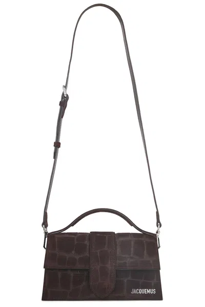 Jacquemus Le Grand Bambino In Dark Brown