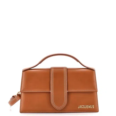 JACQUEMUS LE GRAND BAMBINO FLAP BAG LEATHER