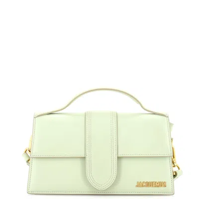 Jacquemus Le Grand Bambino Flap Bag Leather In Green