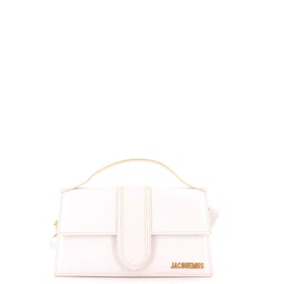 Jacquemus Le Grand Bambino Flap Bag Leather In White