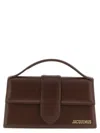 Jacquemus Le Grand Bambino Smoothed Leather Top Handle Bag In Brown