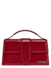 Jacquemus 'le Grand Bambino' Red Handbag With Logo Lettering On The Front