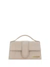 Jacquemus Le Grand Bambino Leather Crossbody Bag In Nude