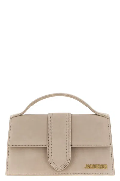 Jacquemus 'le Grand Bambino' Handbag In Sand