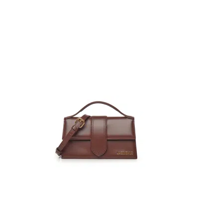 Jacquemus Le Grand Bambino Leather Bag In Brown