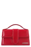 Jacquemus Patent Leather Le Bambino Long Shoulder Bag In Red