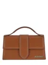 Jacquemus Brown Le Bambino Crossbody Bag In Leather Brown