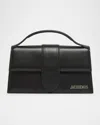 Jacquemus Rectangular Top Handle Detachable Strap Shoulder Bag In Black