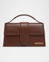 Jacquemus Le Grand Bambino Leather Crossbody Bag In Brown