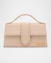 Jacquemus Le Grand Bambino Leather Crossbody Bag In Dark Beige