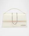 Jacquemus Le Grand Bambino Leather Shoulder Bag In Light Ivory
