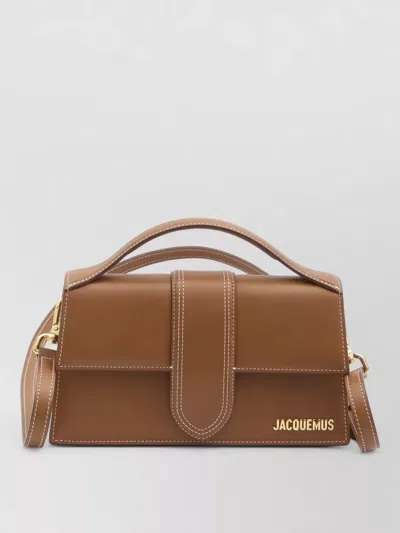 Jacquemus Le Grand Bambino Leather Crossbody Bag In Pink