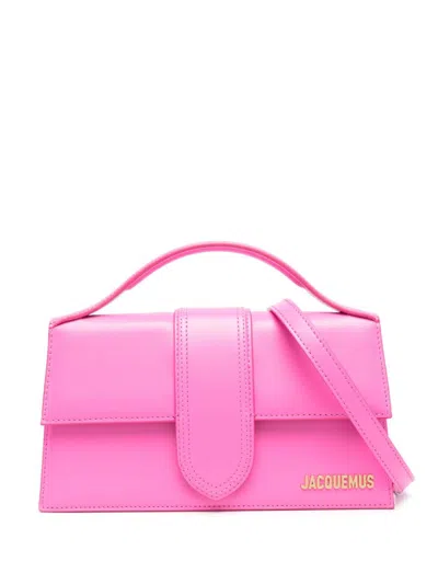 JACQUEMUS JACQUEMUS LE GRAND BAMBINO LEATHER HANDBAG