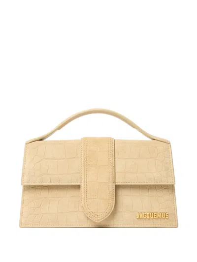 Jacquemus Le Grand Bambino Leather Handbag In Neutral