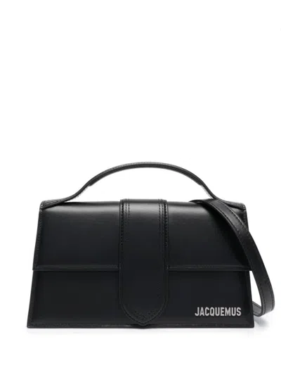 Jacquemus Le Grand Bambino Leather Handbag In Black