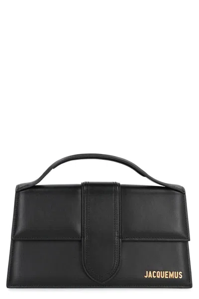 Jacquemus Le Grand Bambino Leather Handbag In Black