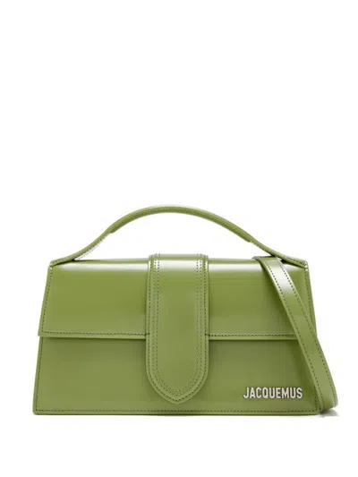 Jacquemus Le Grand Bambino Leather Handbag In Green