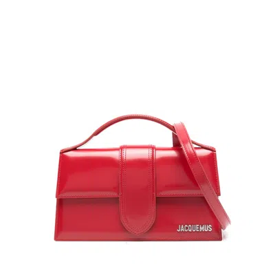 Jacquemus Le Grand Bambino Leather Handbag In Red