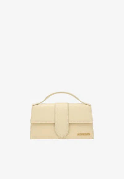 Jacquemus Le Grand Bambino Leather Handbag In White