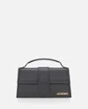 Jacquemus Le Grand Bambino Leather Shoulder Bag In Black
