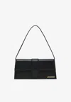 Jacquemus Le Grand Bambino Leather Shoulder Bag In Black