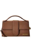 Jacquemus Le Grand Bambino Leather Shoulder Bag In Brown