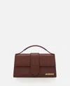 Jacquemus Women Le Bambino Long Leather Shoulder Bag In Brown