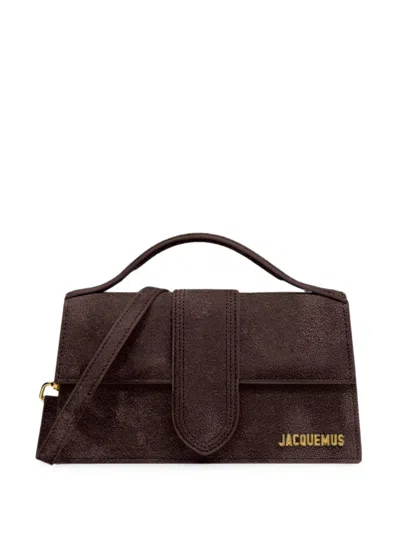 Jacquemus Le Grand Bambino Leather Shoulder Bag In Brown