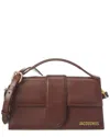 JACQUEMUS JACQUEMUS LE GRAND BAMBINO LEATHER SHOULDER BAG