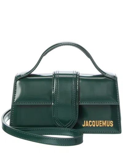 Jacquemus Le Grand Bambino Leather Shoulder Bag In Neutral
