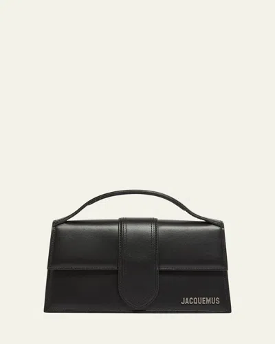 JACQUEMUS LE GRAND BAMBINO LEATHER TOP-HANDLE BAG