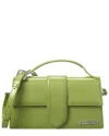 Jacquemus Womens Khaki Le Bambino Long Leather Shoulder Bag
