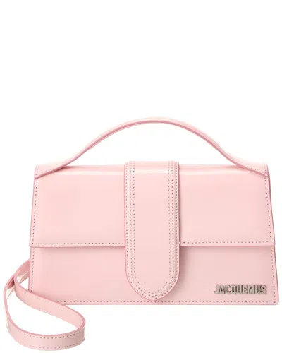 JACQUEMUS LE GRAND BAMBINO PATENT SHOULDER BAG