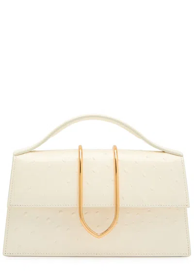 JACQUEMUS JACQUEMUS LE GRAND BAMBINO POLKA DOT LEATHER TOP HANDLE BAG