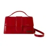 Jacquemus Le Bambino Red Handbag With Removable Shoulder Strap In Leather Woman In Red