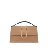 Jacquemus Shoulder Bag Top Handle Geometric Pattern In Neutral