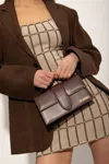 Jacquemus Le Grande Bambino Leather Top Handle Bag In Brown
