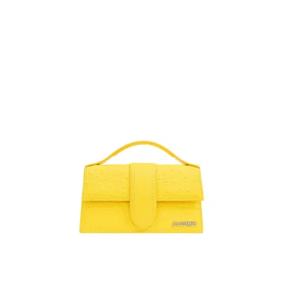 Jacquemus Le Grand Bambino Shoulder Bag Women In Yellow