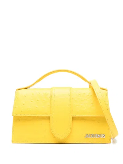 Jacquemus Le Grand Bambino Tote Bag In Yellow