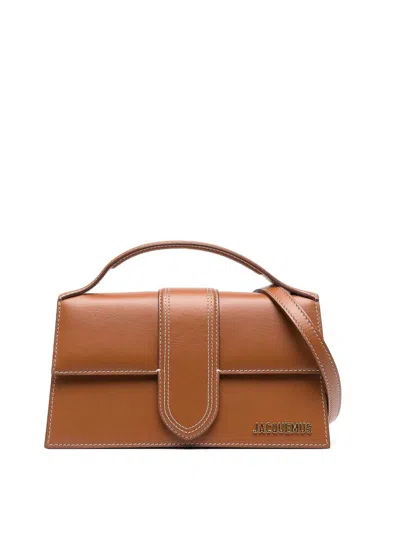 Jacquemus Le Grand Bambino Tote In Brown