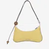 Jacquemus 'le Grand Bisou Perle' Yellow Shoulder Bag With Adjustable Shoulder Strap And Front Logo In Yellow